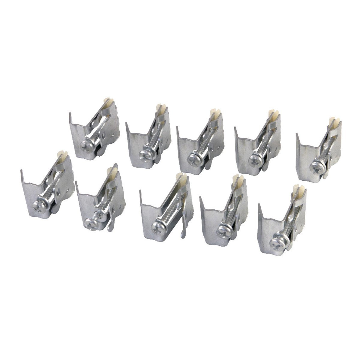 Kingston Brass Gourmetier Mounting Clips For Stainless Steel Sink in Silver