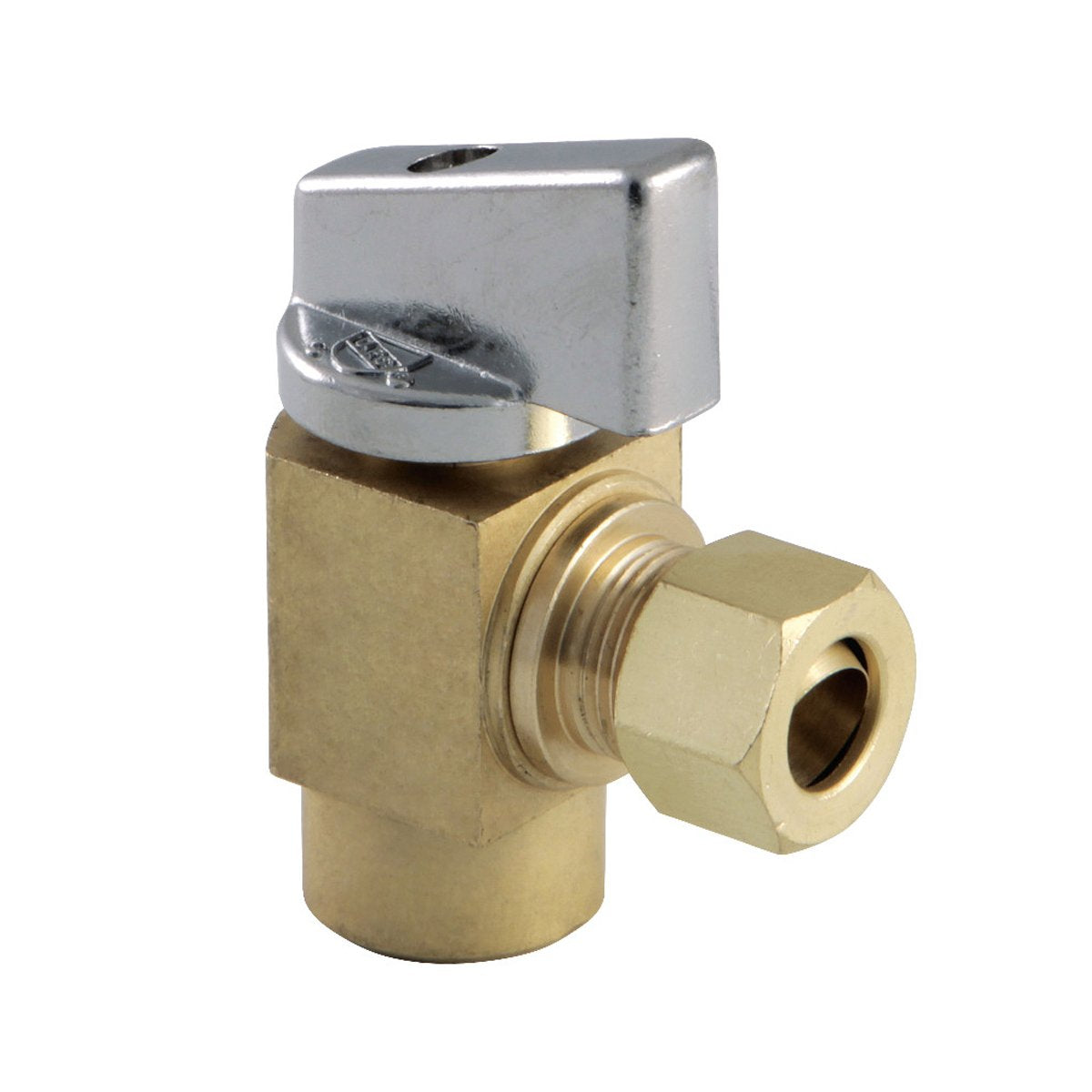 Kingston Brass 1/2" Sweat x 3/8" O.D Comp Angle Stop Valve