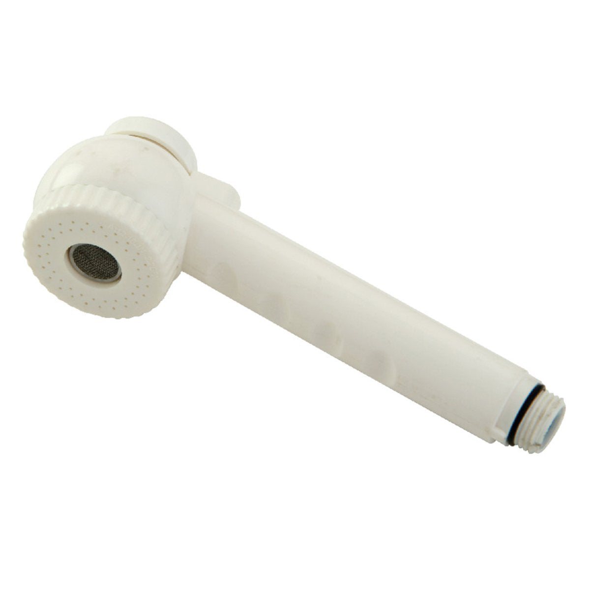 Kingston Brass Hard Button Pull-Out Kitchen Faucet Sprayer in White