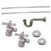 Kingston Brass Trimscape Plumbing Supply Kits Combo, 1/2" IPS Inlet, 3/8" Comp Outlet-Bathroom Accessories-Free Shipping-Directsinks.