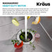 KRAUS 1 HP Continuous Feed Garbage Disposal-Kitchen Accessories-DirectSinks