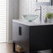 KRAUS 14 Inch Glass Vessel Sink in Clear-Bathroom Sinks-DirectSinks