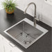 KRAUS 18" x 18" Drop-In 16 Gauge Single Bowl Stainless Steel Bar Sink-Kitchen Sinks-DirectSinks