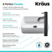 KRAUS 19-Inch Modern Rectangular White Porcelain Ceramic Bathroom Vessel Sink and Ramus Faucet Combo Set with Pop-Up Drain, Oil Rubbed Bronze Finish-Bathroom Sinks & Faucet Combos-DirectSinks