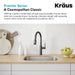 KRAUS 20" Undermount Single Bowl 16 Gauge Stainless Steel Kitchen Sink-Kitchen Sinks-DirectSinks