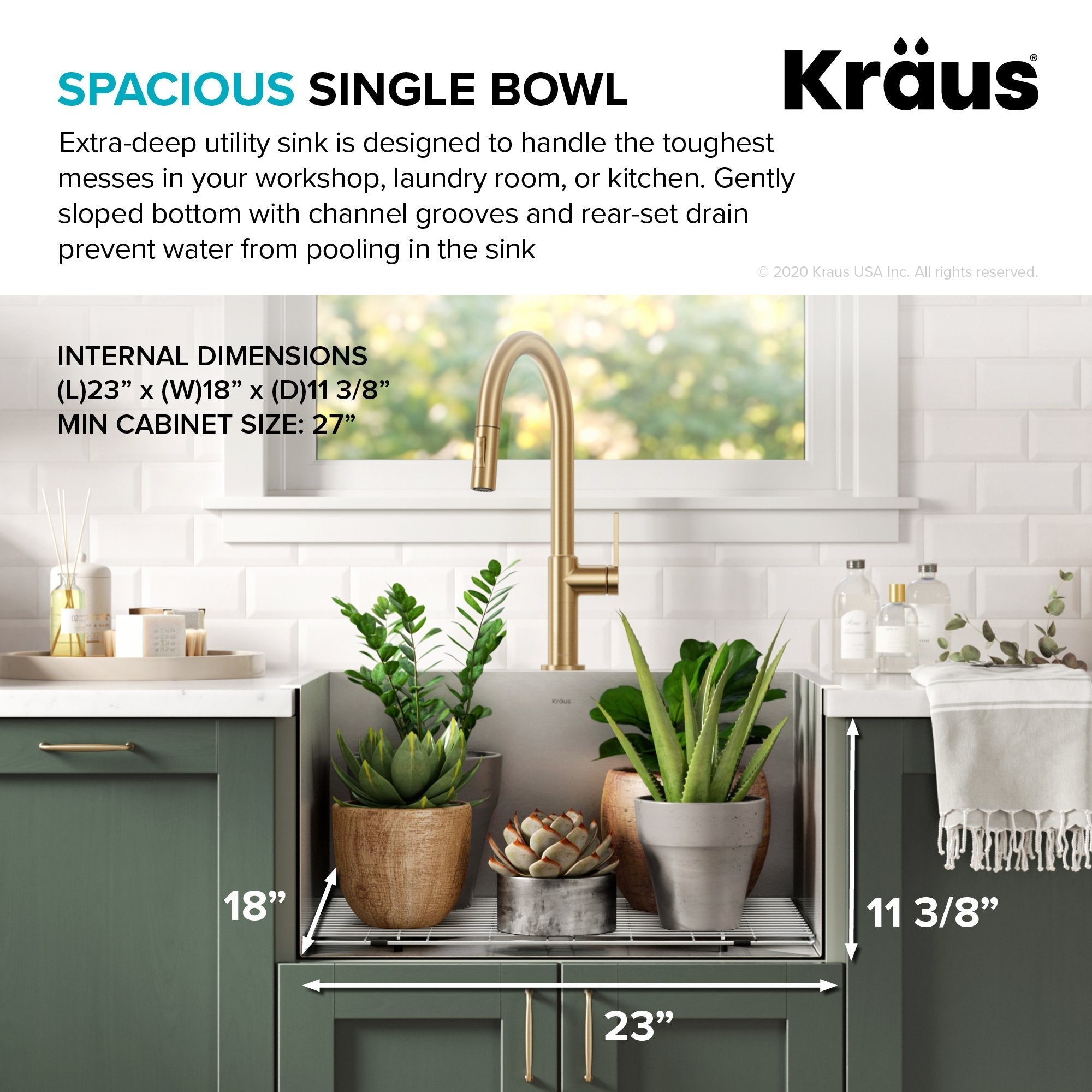 Kraus USA, Laundry Sinks
