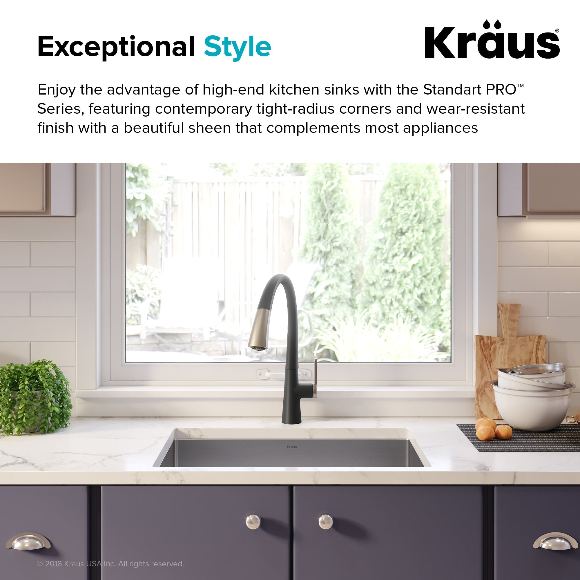 KRAUS 27" 16 Gauge Undermount Single Bowl Stainless Steel Kitchen Sink with Off Center Drain-Kitchen Sinks-DirectSinks