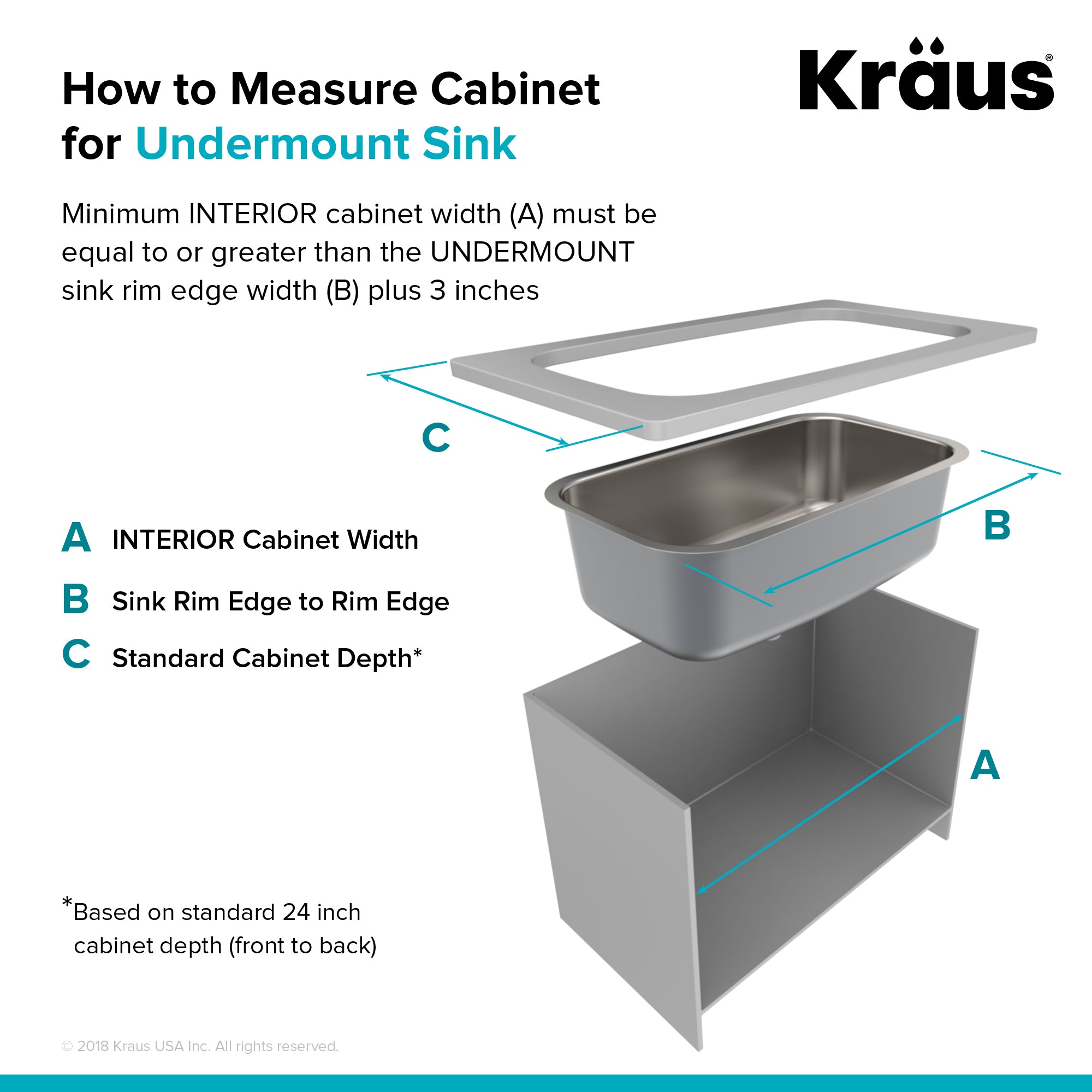 Kraus Outlast MicroShield 31.5 Scratch-Resist Single Bowl Stainless Steel Undermount Kitchen Sink KBU14E