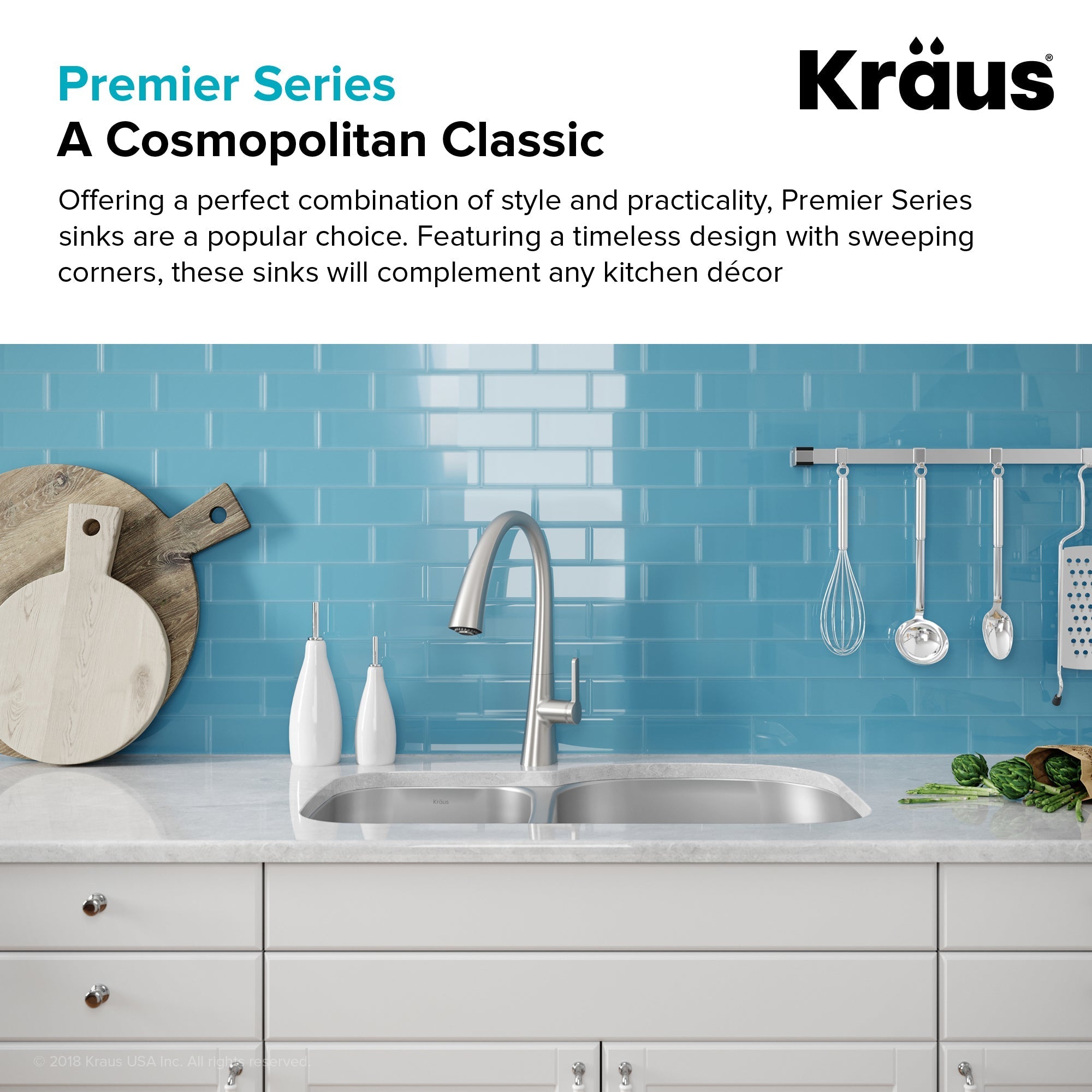 KRAUS 32" Undermount 40/60 Double Bowl 16 Gauge Stainless Steel Kitchen Sink with NoiseDefend Soundproofing-Kitchen Sinks-DirectSinks