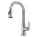 KRAUS Allyn Industrial Pull-Down Kitchen Faucet in Spot-Free Stainless Steel-Kitchen Faucets-DirectSinks