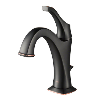KRAUS Arlo Single Handle Basin Bathroom Faucet in Oil Rubbed Bronze KBF-1201ORB | DirectSinks