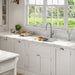 KRAUS Bellucci Workstation 30" Undermount Granite Composite Single Bowl Kitchen Sink in White with Accessories-Kitchen Sinks-DirectSinks