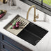 KRAUS Bellucci Workstation 30" Undermount Granite Composite Single Bowl Kitchen Sink with Accessories-Kitchen Sinks-DirectSinks