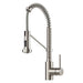 KRAUS Bolden 18-Inch Commercial Kitchen Faucet with Pull-Down Sprayhead in Spot Free Stainless-DirectSinks