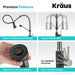 KRAUS Bolden 18-Inch Commercial Kitchen Faucet with Pull-Down Sprayhead-Kitchen Faucets-KRAUS