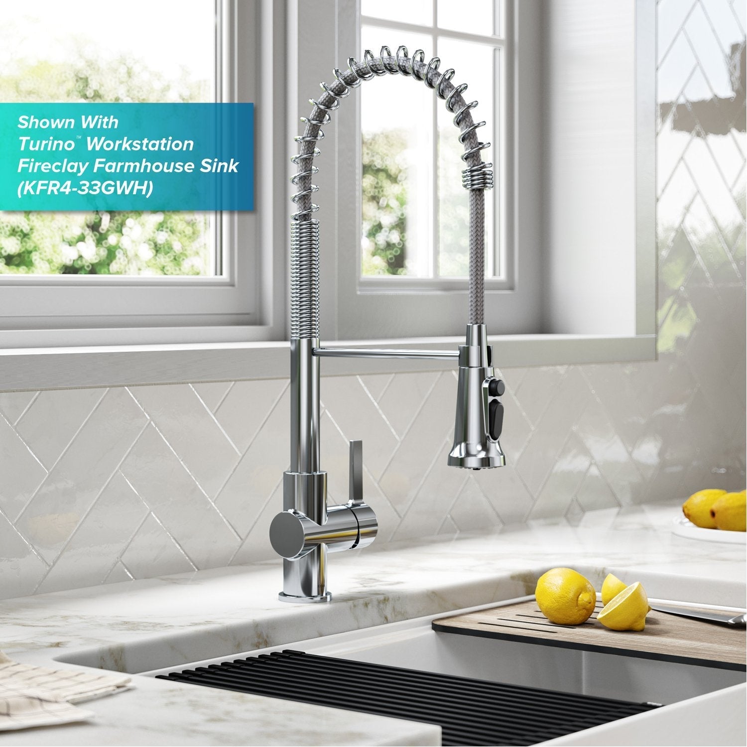KRAUS Kitchen Faucet with Integrated Water Filter Spout | DirectSinks