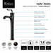 KRAUS Coda Single Lever Vessel Bathroom Faucet in Oil Rubbed Bronze FVS-13800ORB | DirectSinks