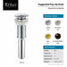 KRAUS Coda Single Lever Vessel Bathroom Faucet in Oil Rubbed Bronze FVS-13800ORB | DirectSinks
