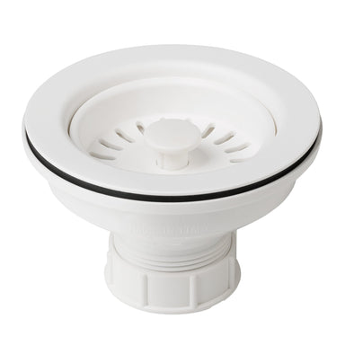 KRAUS Color Matched Kitchen Sink Strainer - White-DirectSinks