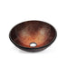 KRAUS Copper Illusion Glass Vessel Bathroom Sink with PU-MR-Bathroom Sinks-DirectSinks