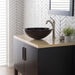 KRAUS Copper Illusion Glass Vessel Sink in Brown-Bathroom Sinks-DirectSinks