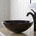 KRAUS Copper Illusion Glass Vessel Sink in Brown-Bathroom Sinks-DirectSinks