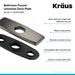 KRAUS Deck Plate for Bathroom Faucet-Bathroom Accessories-KRAUS