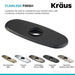 KRAUS Deck Plate for Single-Hole Bathroom Faucet-Bathroom Accessories-KRAUS