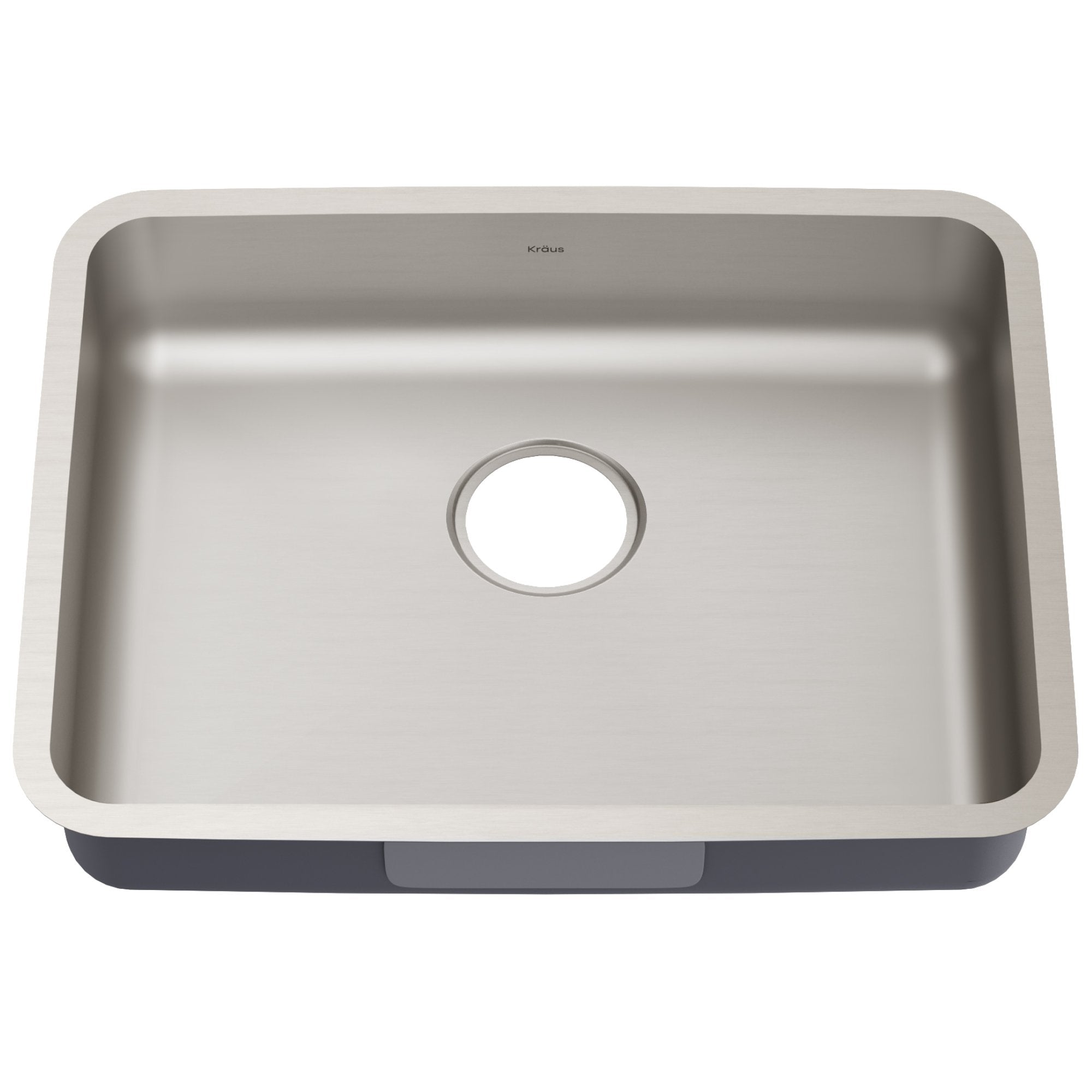 KRAUS Dex 25" Undermount 16 Gauge Antibacterial Stainless Steel ADA Kitchen Sink-Kitchen Sinks-KRAUS