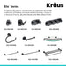 KRAUS Elie™ Bathroom Robe and Towel Hook-Bathroom Accessories-KRAUS