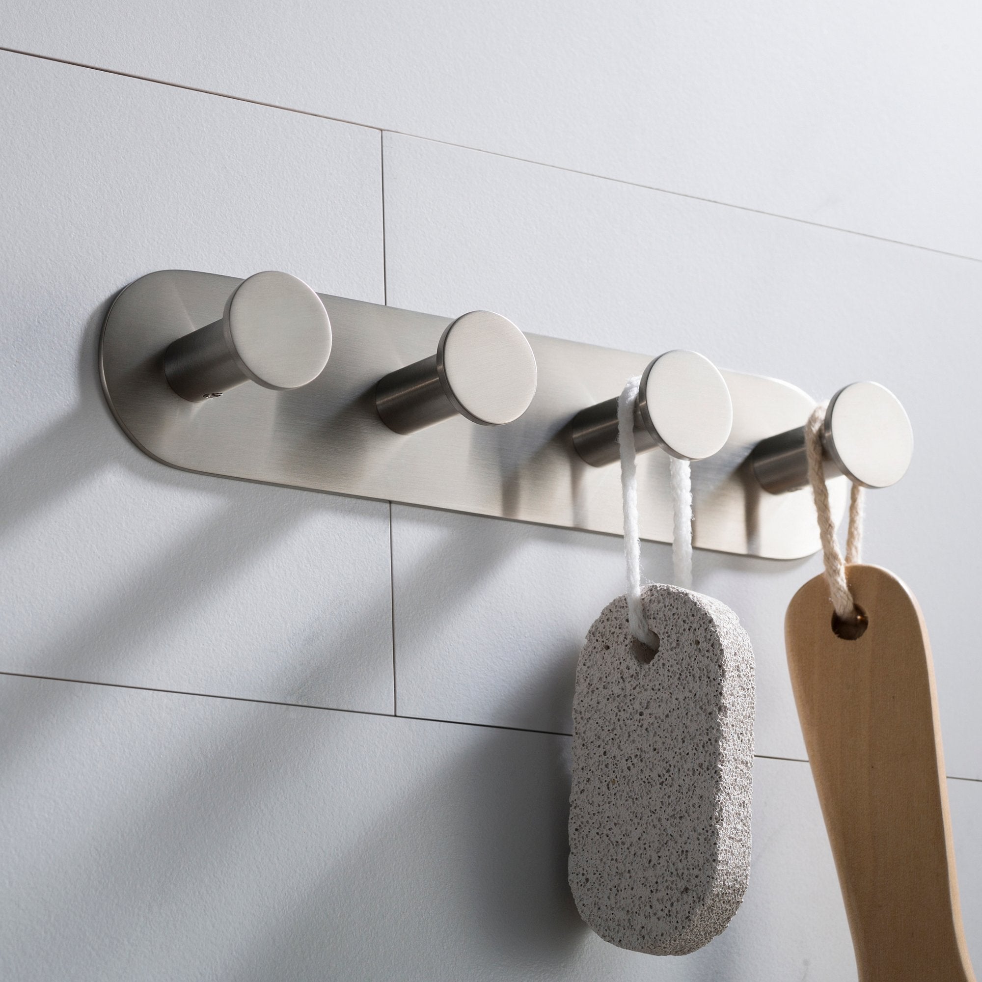 KRAUS Elie Bathroom Robe and Towel Hook Rack with Hooks