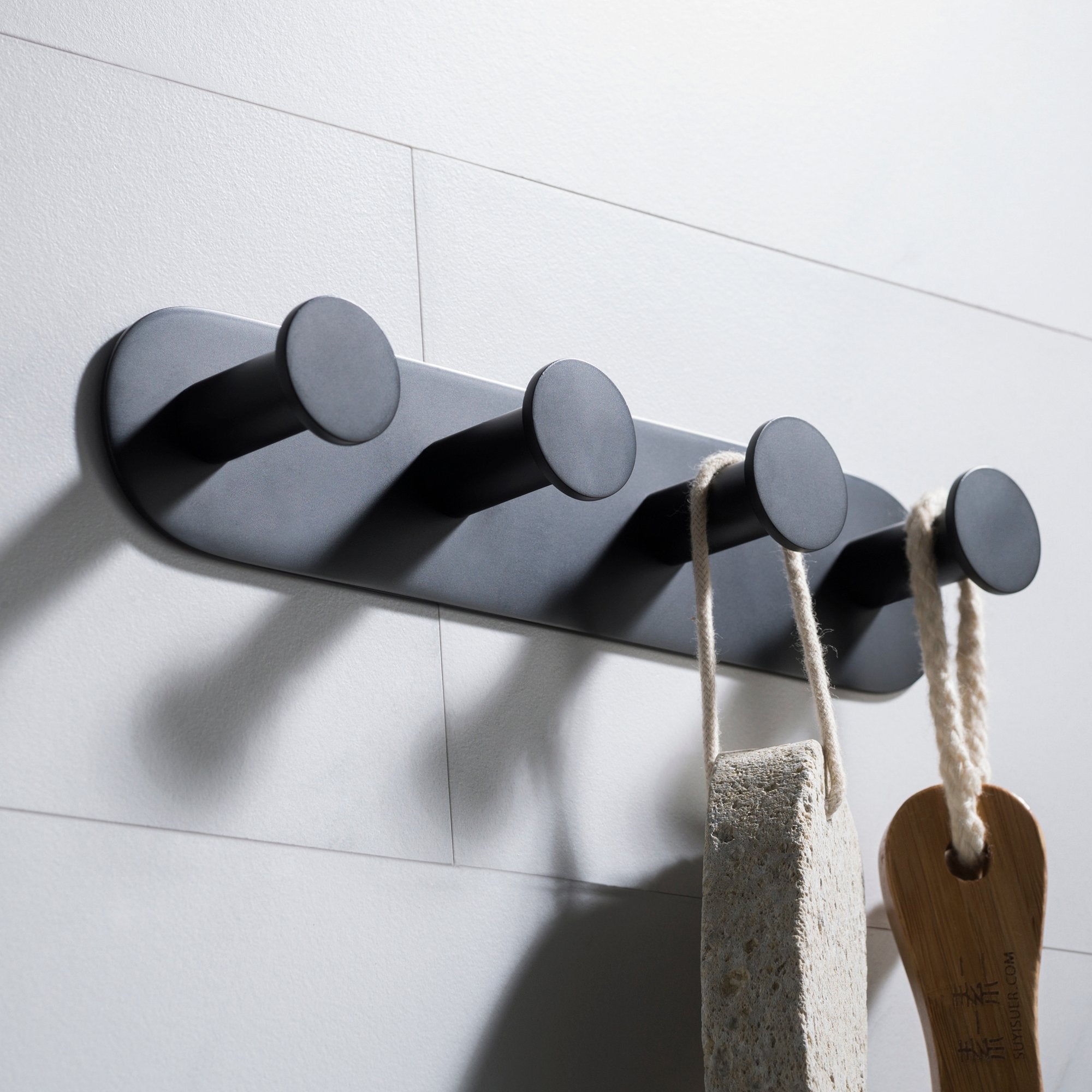 KRAUS Elie Bathroom Robe and Towel Hook Rack with 4 Hooks — DirectSinks