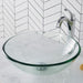 KRAUS Glass Vessel Sink in Clear-Bathroom Sinks-DirectSinks