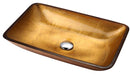 KRAUS Golden Pearl Rectangular Glass Vessel Sink in Gold-KRAUS-DirectSinks