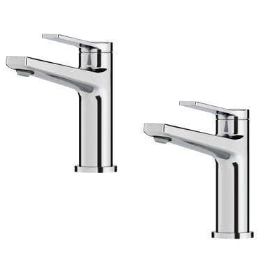 KRAUS Indy Single Handle 2-Pack Bathroom Faucet in Chrome KBF-1401CH-2PK | DirectSinks