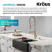 KRAUS KAG-2 Air Gap-Kitchen Accessories-KRAUS