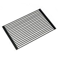 KRAUS KRM-10 Multipurpose Over Sink Roll-Up Dish Drying Rack in Black