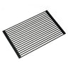 KRAUS KRM-10 Multipurpose Over Sink Roll-Up Dish Drying Rack in Black