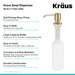 KRAUS KSD-32BG Kitchen Soap Dispenser in Brushed Gold-Soap Dispensers-KRAUS