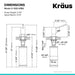 KRAUS Kitchen Soap Dispenser in Brushed Gold-Soap Dispensers-DirectSinks
