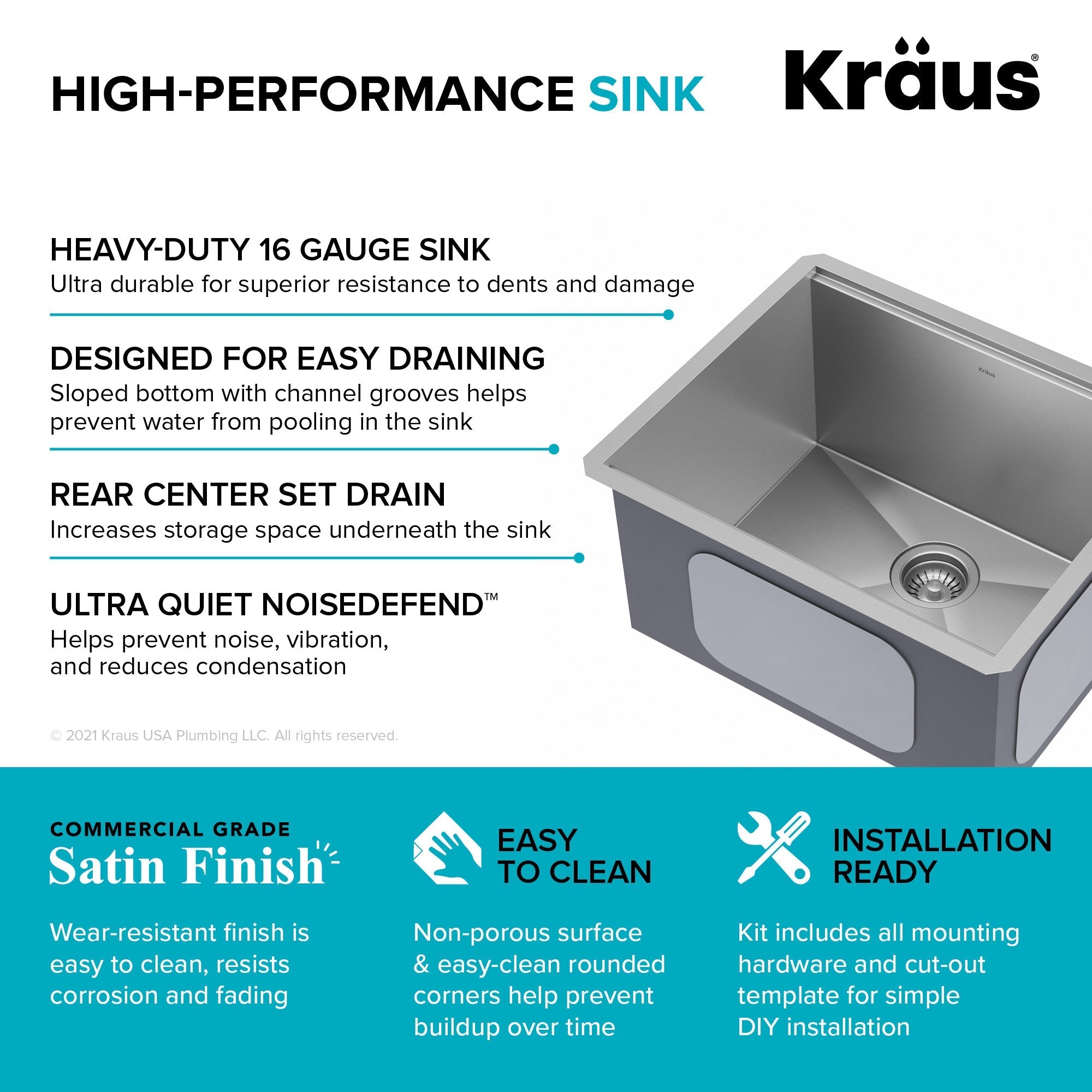 Kraus USA  Laundry Sinks