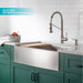 KRAUS Kore 30" 16 Gauge Farmhouse Workstation Kitchen Sink-Kitchen Sinks-DirectSinks