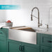 KRAUS Kore 33" 16 Gauge Farmhouse Workstation Kitchen Sink-Kitchen Sinks-DirectSinks