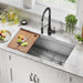 KRAUS Kore 36" Undermount Workstation 16 Gauge Stainless Steel Single Bowl Kitchen Sink with Accessories-Kitchen Sinks-DirectSinks