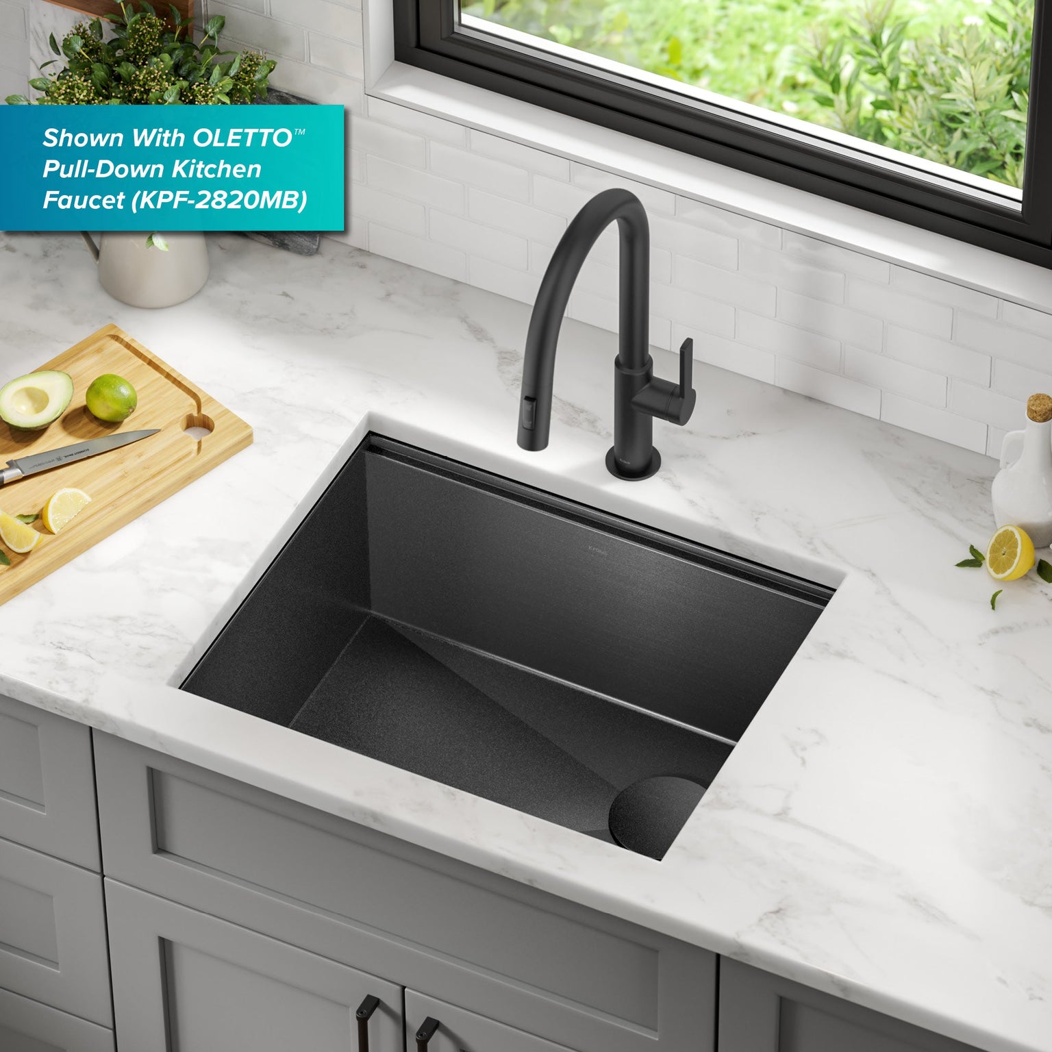 Ledge & Workstation Kitchen Sinks for Sale - Kraus & Ruvati ...