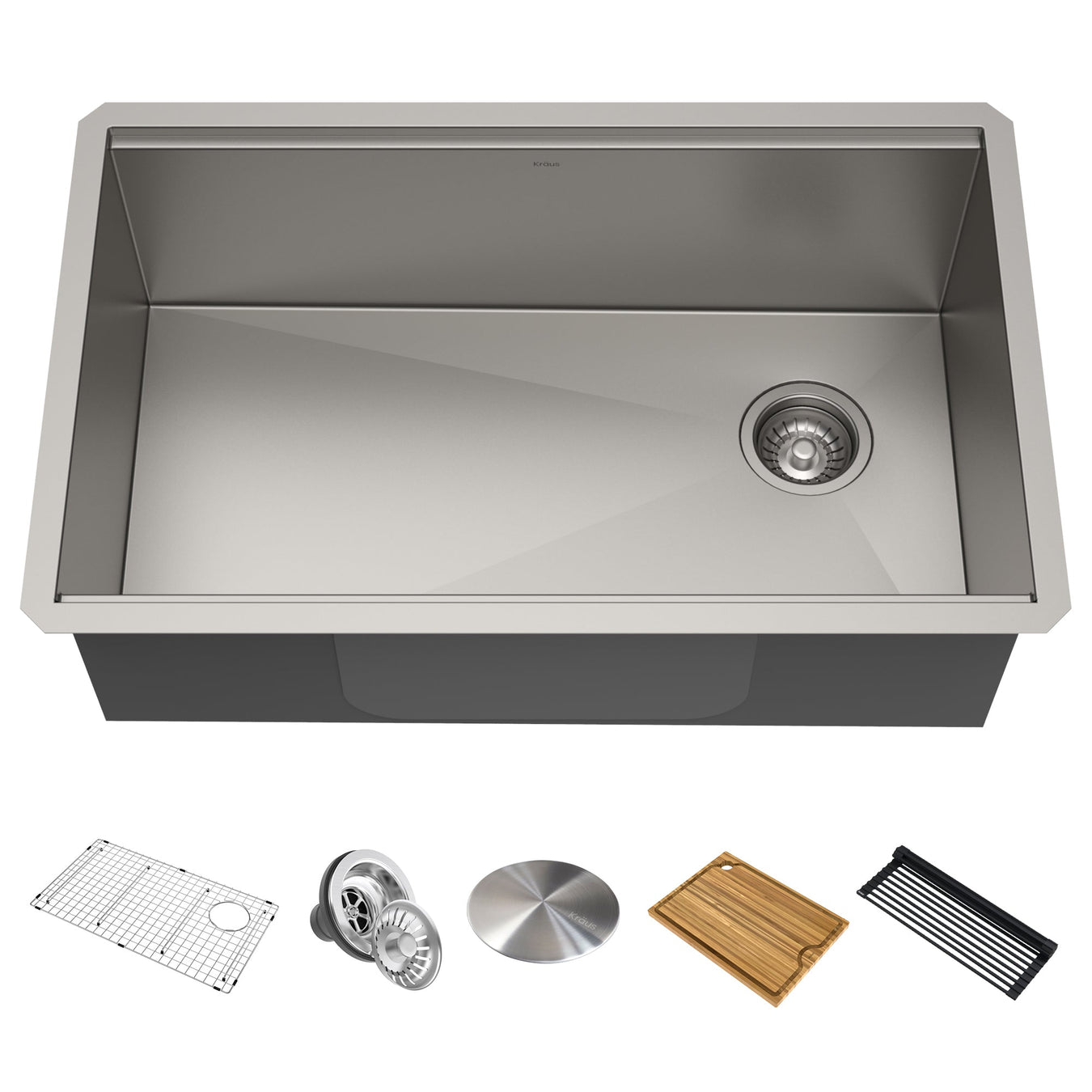Undermount Single Bowl Sinks for 33" Cabinets
