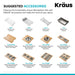 KRAUS Kore Workstation 33" Drop-In 16 Gauge 5.5" Deep Single Bowl ADA Kitchen Sink-Kitchen Sinks-DirectSinks
