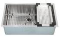 KRAUS Multi-Functional Stainless Steel Colander-Kitchen Accessories-KRAUS