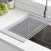 KRAUS Multipurpose Over Sink Roll-Up Dish Drying Rack in Grey-Kitchen Accessories-KRAUS