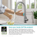 KRAUS Oletto Contemporary Single-Handle Touch Activated with Pull Down Sprayer in Matte Black-Kitchen Faucets-DirectSinks